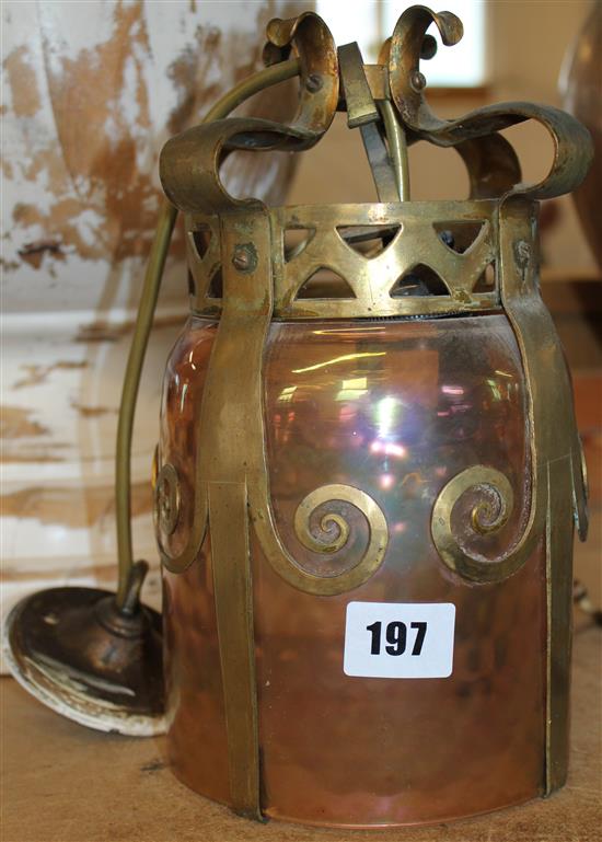 Arts & Crafts ceiling light 1900s